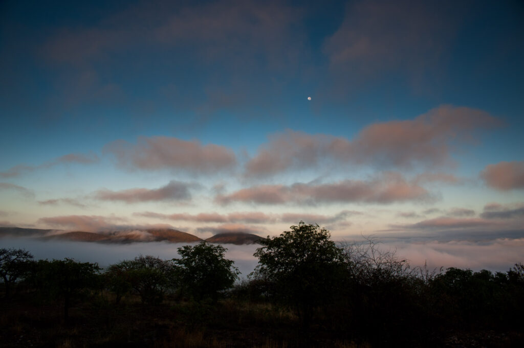 Moon over the Clouds